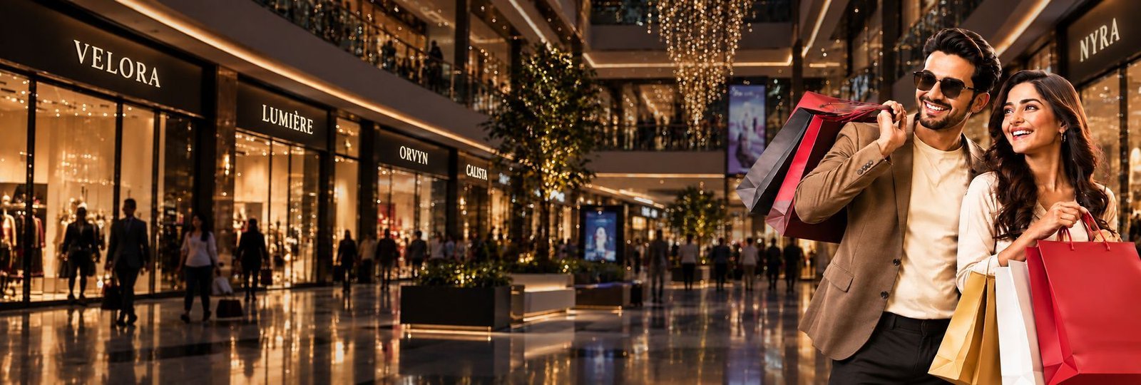 Artistic impression of the GYGY Sector 135 retail street
